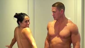 John Cena and Nikki Bella strip naked in video