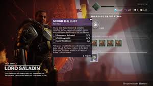 May 16, 2020 · the iron banner is back in destiny 2 for the season of the worthy, bringing another lengthy quest to unlock a new set of iron banner armor.this season's quest is called cast in iron, and. Destiny 2 Iron Banner How To Complete The Scour The Rust Quest Destiny 2