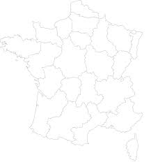Carte de la france vierge avec les départements. Cartes Muettes De La France A Imprimer Chroniques Cartographiques
