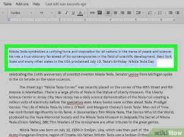 A double spaced essay example. 3 Ways To Double Space In Google Docs Wikihow