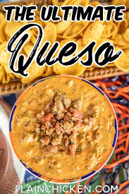 The Ultimate Queso The Best Cheese Dip Ever Creamy Rotel Dip Loaded With Sausage And Chili Beans Can Make On In 2020 Queso Dip Recipes Chili Cheese Dips Queso Dip