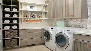 Popping a couple in the corner still gives you a. Eye Catching Laundry Room Shelving Ideas