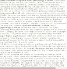 Peruasive Research Paper Topics Psychology Of Colors Research Paper Introduction Question Paper Research Paper