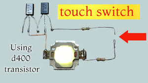 How To Make Simple Touch Switch At Home Use D400 Transistor Transistors Electronics Projects Switch