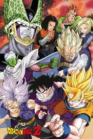#dragon ball z #dbz #dragon ball z poster #dbz poster #dragonball z poster #vegeta #goku #bulma #baby trunks #piccolo #krillin #gohan #db #dragonball #dragon ball. Dragon Ball Z Cell Saga Poster Plakat Kaufen Bei Europosters