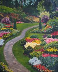 Pathway In Butchart Gardens Art Print By Stacy Ingram Butchart Gardens Garden Print Garden Art