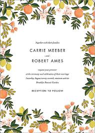 Citrus floral pattern rifle paper co. Citrus Orchard Wedding Invitation Paper Source
