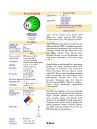 Sifat korosif dapat merusak karena menyebabkan pengaratan atau pengikisan pada benda. Asam Klorida