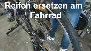 Fahrradreifen Und Schlauch Wechseln Mantel Am Fahrrad Mit Schlauch Ersetzen Vorn Und Hinten Youtube
