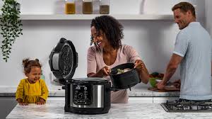 Once you are familiar with your machine, using it timings aren't as strict with slow cookers as you can reduce the heat and leave the food to simmer until you are ready to eat. Ninja Foodi Max 9 In 1 Multi Cooker 7 5l Review Real Homes