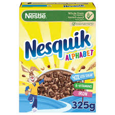 Cold breakfast cereal is a pantry staple in most houses, but who invented it? Nesquik Chocolate Alphabets Breakfast Cereal 325g
