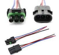 Male/male Triple Cavity Shroud 3-Pin3 Bar GM Map Sensor Connector Plug w/6"  Wire