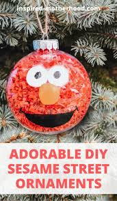 Shop a wide variety of $1 christmas decor and holiday decorations at dollartree.com. Diy Sesame Street Christmas Ornaments