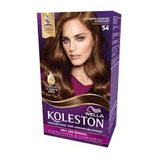 Cortei e pintei o cabelo! Tinta De Cabelo Koleston Castanho Dourado Acobreado 54 Coty Mobile