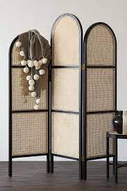 Candles, clocks, decorative storage, frames & display boxes Sungkai Woven Cane Wooden Room Divider Screen Black From Rockett St George Rockett St George Room Divider Screen Wooden Room Dividers Divider Screen