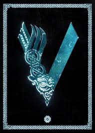 vikings emblem poster by christopher sanabria displate viking tattoos viking tattoo design viking symbols