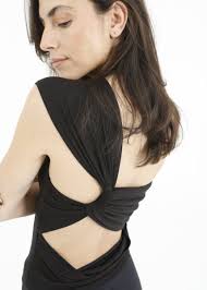 Hailey Black Top 100% bamboo