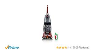 hoover power scrub deluxe carpet cleaner machine upright shampooer fh50150 red