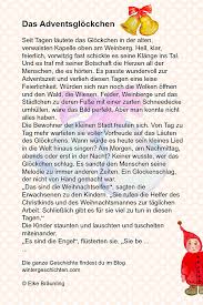 Zum nachdenken, schmunzeln und erinnern. Das Adventsglockchen Winterzeit
