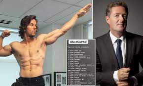 Mark wahlberg plans to 'sleep in' until 6 am after wrapping his newest movie mark wahlberg is making some changes to his daily routine. Piers Morgan If Mark Wahlberg S Insane Daily Regime Is What Fame Costs I D Rather Go Down The Pub Daily Mail Online