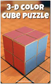 Check spelling or type a new query. Diy 3 D Color Cube Puzzle Gift Of Curiosity