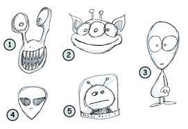 Another free cartoons for beginners step by step drawing video tutorial. How To Draw Cartoon Aliens Alien Drawings Cartoon Drawings Cartoon Sketches