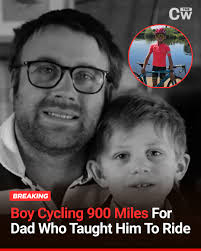 A 10-year-old boy is preparing to cycle from London to Barcelona in memory  of his father, who taught him to ride a bike before passing away in a work  accident. Rupert Brooke,