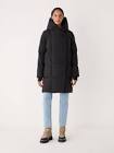 The Hygge Puffer Coat in Black Frank And Oak
