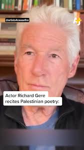 Actor Richard Gere Reads Poem by Palestinian Poet Mahmoud Darwish