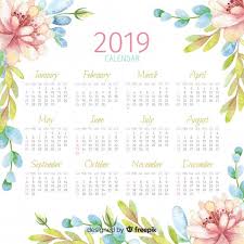 Download Watercolor 2019 Calendar For Free Print Calendar 2019 Calendar Calendar Printables
