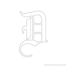 printable old english alphabet stencil d printable stencil patterns old english letters letter stencils