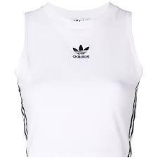 Adidas Crop Tank Top Black Adidas Cropped Tank Top 965 Uyu Liked On Polyvore Featuring Tops White Stretchy Tops Stretchy Crop Top Adidas Ad Adidas Crop Top Tank Tops Adidas Crop
