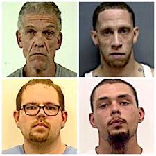 Four men arrested Tuesday as part of narcotics detail coordinated by Quincy  Police Department