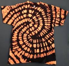 Black And Orange Tie Dye Sweatshirt Shibori Black And Amber Reverse Tie Dye T Shirt 70s Hippie Shirt Discharge Tee Reverse Tie Dye Tie Dye Crafts Tie Dye