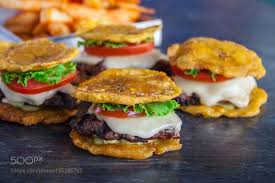 Tostones Burger With Tomato And Cheese By Luisvilleda Haitian Food Recipes Boricua Recipes Food Recipies