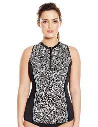Fit 4 U Women S Plus Size Twisted Sleeveless Rashguard With Built In Bra Find Out More Details By Clicking The Image Plus Size Long Sleeve Rashguard Women
