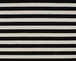 Wie verhinderst du streifen beim drucken? Jersey Breite Streifen Schwarz Weiss Zierstoff Einfach Nahen