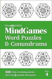 Work back and forth between the diagram and the word games until the puzzle is solved and a clever message is revealed. The Times Mindgames Word Puzzles And Conundrums Book 4 500 Brain Crunching Puzzles Featuring 5 Popular Mind Games The Times Puzzle Books By The Times Mind Games Paperback 2019 For Sale Online Ebay