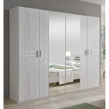 Fermer 52 selkeä armoire de chambre style contemporain blanc laqué brillant l 121 cm. Armoire Adulte Contemporaine 225 Cm Chene Blanc Estonia Matelpro