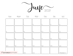 Copy and paste this code to your website, blog if you want to share this june 2021 printable calendar. Elegant 2021 Calendar By Saturdaygift Pretty Printable Monthly Calendar Monthly Calendar Printable Calendar Printables Monthly Calendar