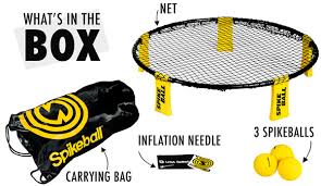 First, read about the dimensions and materials of the court in the gear section. Spikeball Energetic Game Combining Volleyball And Four Square