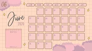 Desktop Wallpaper June 2020 In 2020 Desktop Wallpaper Calendar Kawaii Wallpaper Aesthetic Desktop Wallpaper