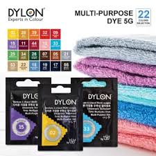 Dylon Multi Purpose Fabric Dye 5g 22 Color Selection