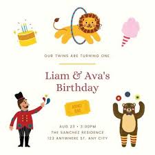 Our printable invitation templates can be customized with event details, rsvp, photos and more! Free Printable Customizable 1st Birthday Invitation Templates Canva