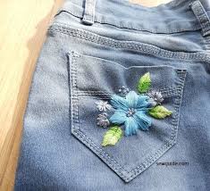 Embroidered jeans as a trend this year. Embroidered Jeans Diy Tutorial 5 Best Positions For Jeans Embroidery Designs Sew Guide