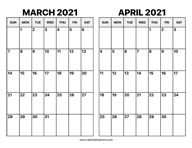 Stay organized with printable monthly calendars. April And May 2021 Calendar Calendar Options