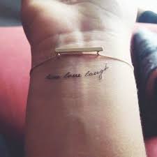 These 37 Small Quote Tattoos Will Help You Follow Big Dreams Short Quote Tattoos Word Tattoos Tattoo Quotes