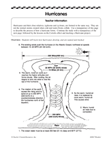 Hurricanes Printable 2nd 5th Grade Magic School Bus Hurricane Science Lesson Plans
