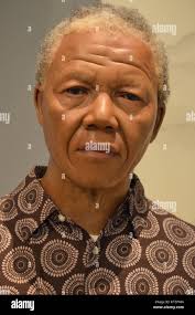 Sud Africa. Nelson Mandela e un lavoro di cera di se stesso nei primi anni  novanta in Sud Africa. Didascalie di 15 Febbraio 2012. Ref:  LMK11-33863-150212 Credito: punto di riferimento