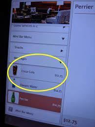 Minibar Excessively Priced 12 75 Soda 21 75 Fiji Water Picture Of Vdara Hotel Spa At Aria Las Vegas Tripadvisor